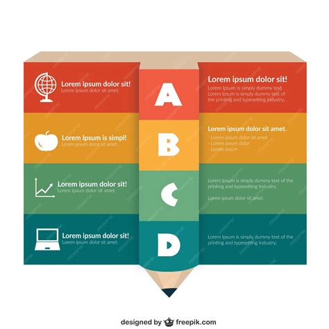 Free Vector | Education infographic template