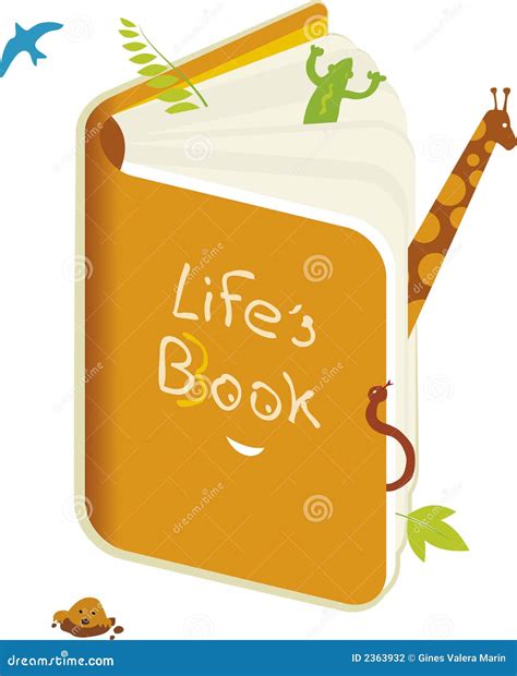 LifeÂ´s book (vector) stock vector. Illustration of library - 2363932