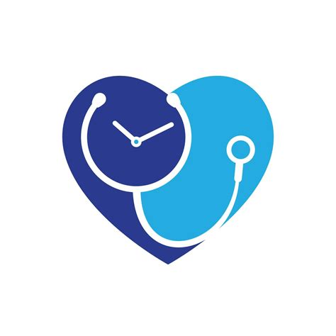 Medical time vector logo design template. Health and medical or ...