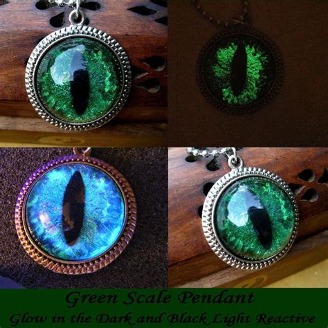 Green Scale Dragon Eye Pendant - Take 2 - GLOW by LadyPirotessa | Dragon eye, Eye jewelry ...