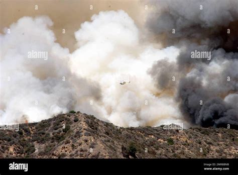 The famous Hollywood sign was in danger today as a fire raged on the ...