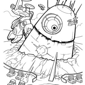 president hathaway coloring pages printable monsters vs aliens ready ...