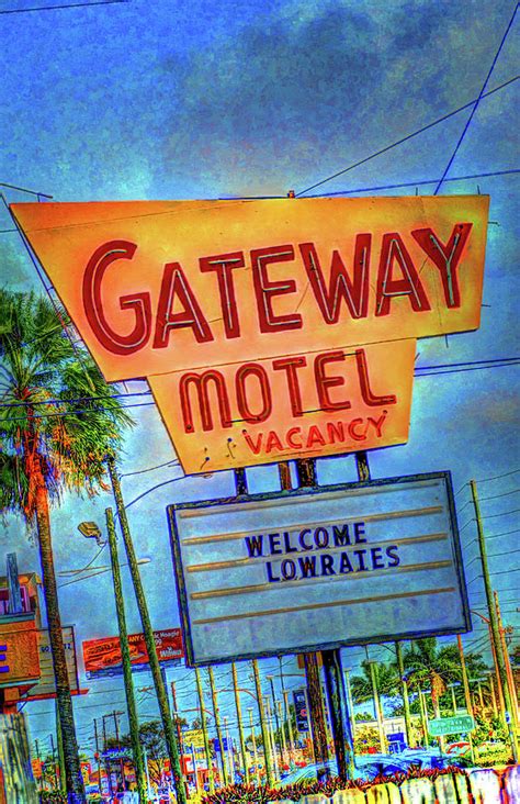 Gateway Motel #1 Photograph by Jim Wagner - Fine Art America