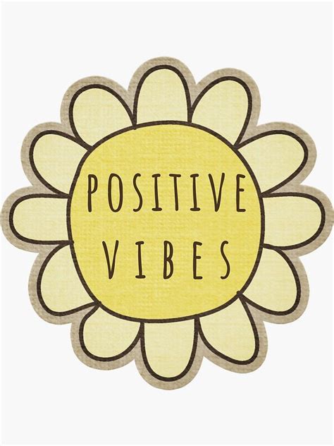 Positive Vibes Sticker by GrasslandDesign | Positive vibes, Positivity ...