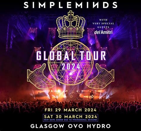 Simple Minds: Global Tour | Events | Glasgow | OVO Hydro