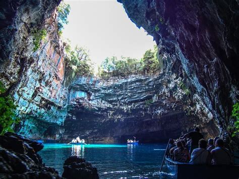 Melissani Cave, Kefalonia, Greece Earth Pictures, Kefalonia, Beautiful Places To Travel, Travel ...