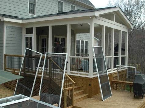 Screened In Porch Ideas:adorable Screen Porch Plans Do It Yourself ...