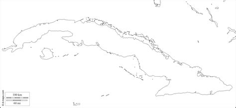 Printable Outline Map Of Cuba Free Printable Maps | Images and Photos ...