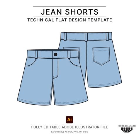 Jorts Template - Etsy