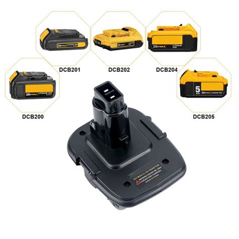 Dewalt Adapter 18V / 20V Li-Ion Slide Battery to 18V XRP Tools