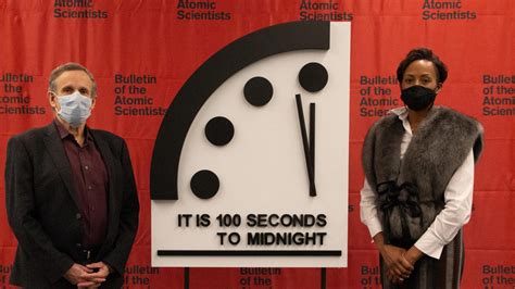 Doomsday Clock will stay at 100 seconds away from 'midnight' apocalypse ...