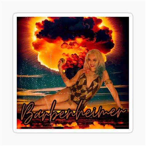 "Barbenheimer" Sticker for Sale by sunil112-skv | Redbubble