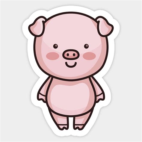 Pig Head, Pig Cartoon, Cartoon Stickers, Cute Pigs, Sticker Design, Hello Kitty, Merchandise ...