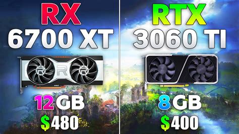 RX 6700 XT vs RTX 3060 Ti Test in 10 Games