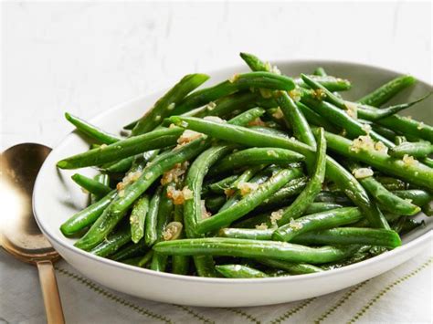 Sauteed Green Beans with Shallots and Garlic Recipe | Food Network