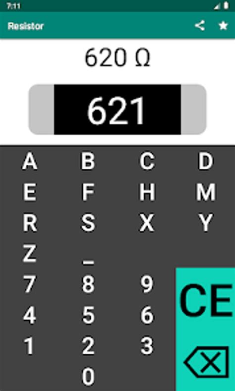 SMD Resistor Code - Calculator for Android - Download