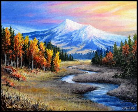 Landscape Oil Painting By Chuckblackart 2