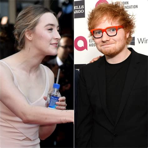 Saoirse Ronan sabotaged Ed Sheeran's Galway Girl tattoo in an epic prank