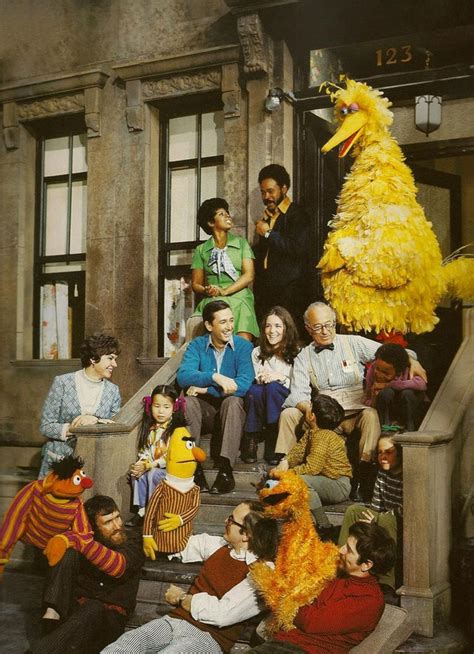 Photo of the original Sesame Street cast