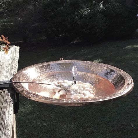 Solar Bubbler Copper Bird Bath | Solar Power Bird Baths | Real Copper Birdbath Gift – The ...