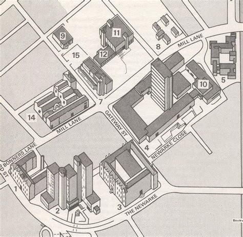 Leicester Polytechnic Campus Map 1977