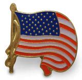 Patriotic 3-Piece American Flag & Ribbon Hat, Lapel Pin & Tie Tack wit – Novel Merk
