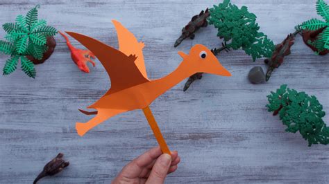 Pterosaur Dinosaur Papercraft Sculpture Printable 3D Puzzle ...