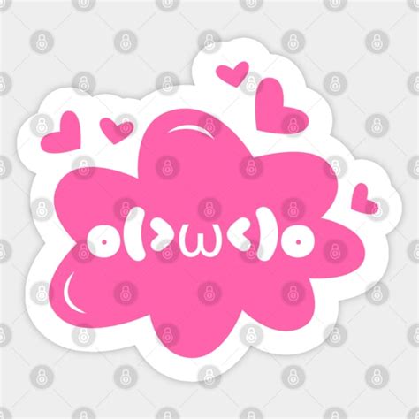 Anime Emoji - UwU Kawaii Kaomoji - Anime - Sticker | TeePublic