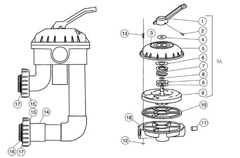 Pentair PacFab 2 In. Hiflow™ Valve Parts