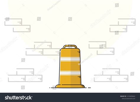 Traffic Barrier Flat Design Vector Design Stock Vector (Royalty Free) 1410699662 | Shutterstock