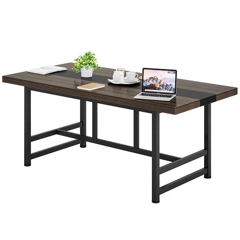 Buy TEKAVO Large Computer Table | 180 cm Long X 80 cm Wide | Large Office Table | Executive ...
