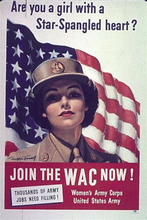 "I’m in this war too!" – A Collection of 48 Popular U.S. Army Women’s Recruiting Posters During ...