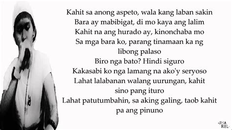 Rap Battle Lyrics Tagalog