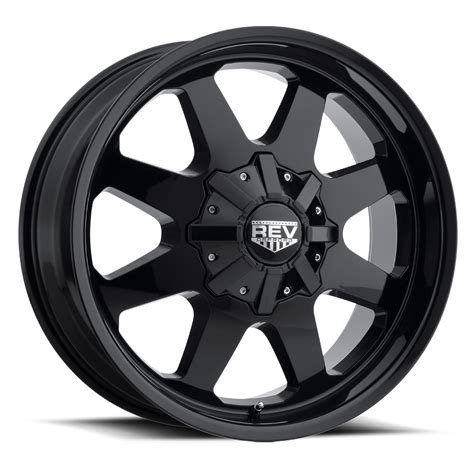 823 Gloss Black - Rev Wheels - A Revolution