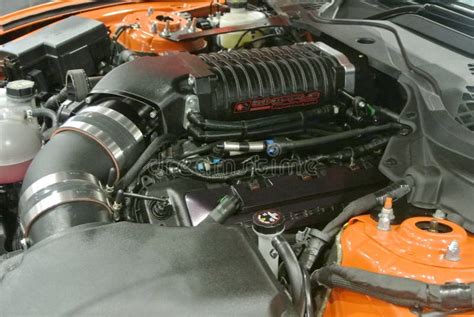 Custom and Modified Car Engine. Editorial Stock Image - Image of japanese, automotive: 243105704