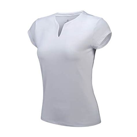 ANIVIVO Women Golf Shirts V-Neck Solid Tennis Shirts for Women, Active ...