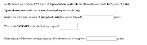 Answered: For the following reaction, 27.2 grams… | bartleby