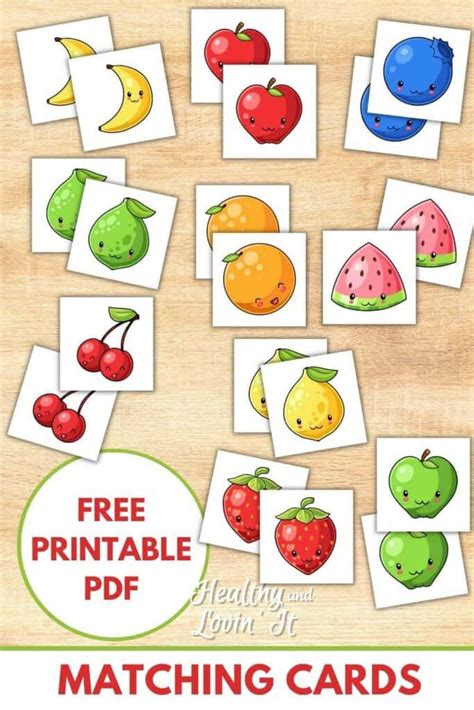 Fruit Matching Game Printable And Healthy Eating Activities, 60% OFF