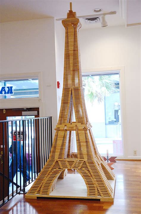 Popsicle stick eiffel tower instructions