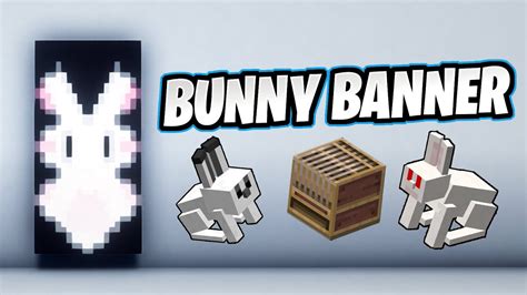 Minecraft: Bunny Banner Tutorial - YouTube