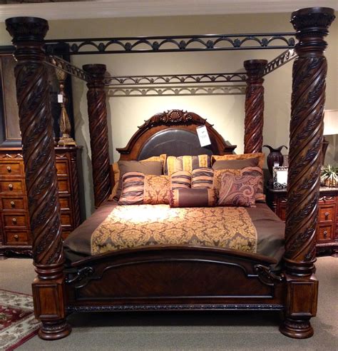 King canopy bed http://www.miskellys.com/ | Master bedrooms decor ...