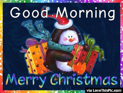 Cute Good Morning Merry Christmas Gif Pictures, Photos, and Images for ...