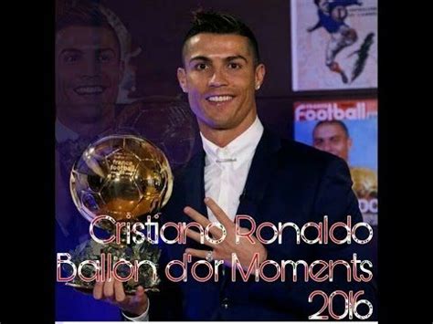 CRISTIANO RONALDO, BALLON D'OR 2016 MOMENTS | Cristiano ronaldo cr7 ...