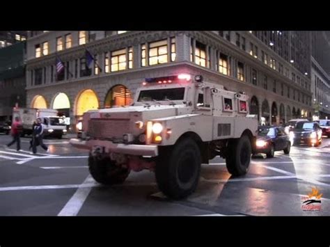 Heavy armored SWAT truck FBI + 2 unmarked cars - 1000th video !!! - YouTube