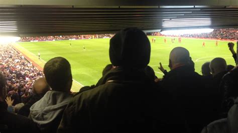 Severely restricted View seating at Anfield - YouTube