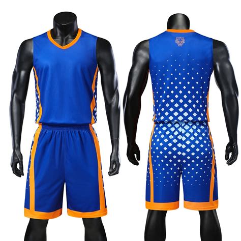 Personality Reversible Men Basketball Jerseys Sets Team Uniforms Sports ...