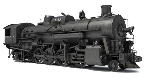 Steam Locomotive 3D Model - YouTube