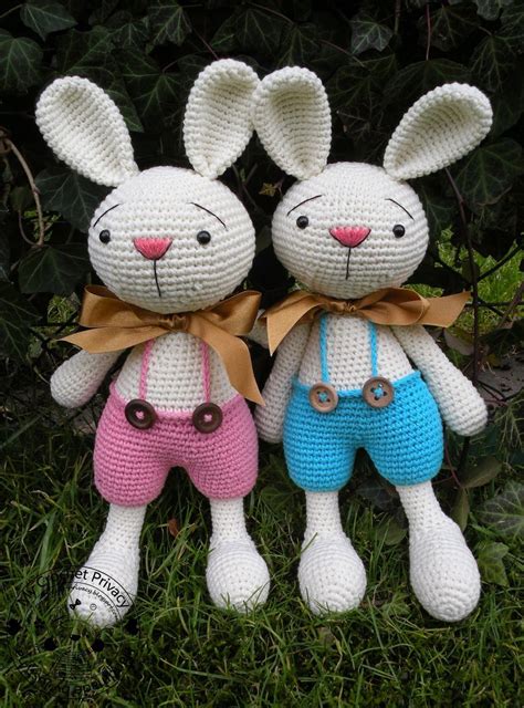 3+ Lovely Crochet an Amigurumi Rabbit Ideas | Crochet rabbit, Crochet ...