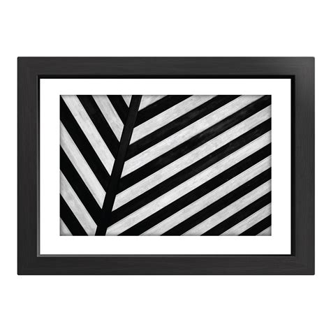 Abstract Art Print Black & White Stripes Modern Art | Etsy