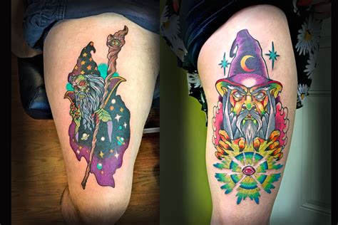 Wizard tattoos - Visions Tattoo and Piercing